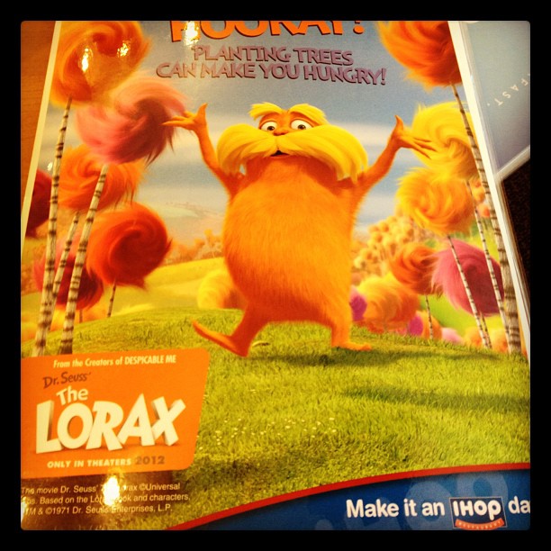 They are just totally whoring out The Lorax, and it makes me very sad.
