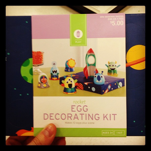 Target knows our egg-decorating needs! #space