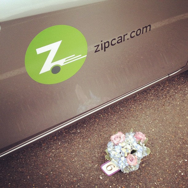 Our #zipcar Snowball went to a wedding.