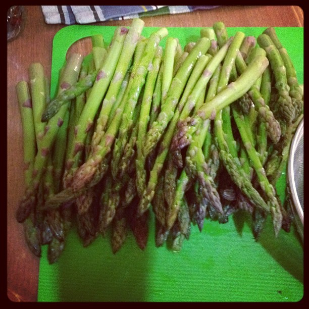 Yes, this soup calls for three pounds of #asparagus.
