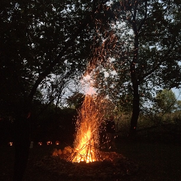 Bonfire at Merrifield. #nofilter