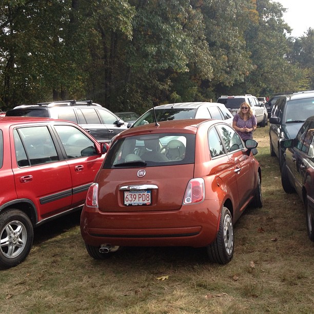 A Fiat-only #parking spot!